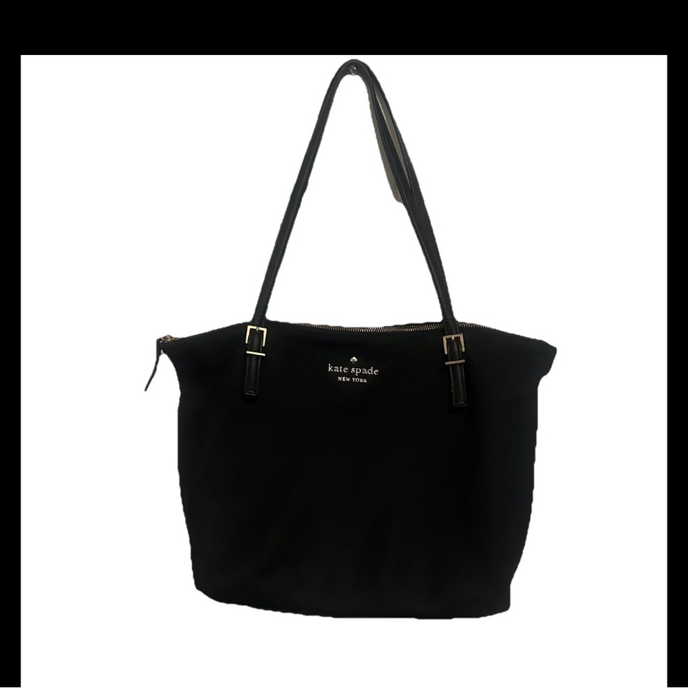 Kate Spade Black Tote Bag - Classic Everyday Shoulder Bag